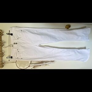 NWOT High-Rise Artist Flare White Jeans, New, Never Worn!